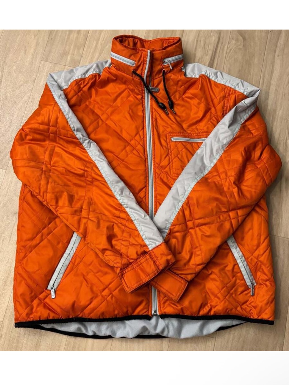 ⛱️🔥Nike - Vintage Burnt Orange Quilted Windbreaker Jacket - L